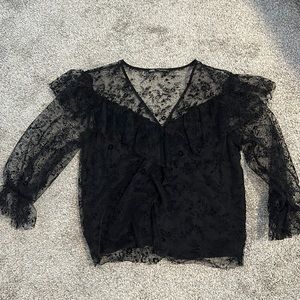 Zara XS Lace Blouse